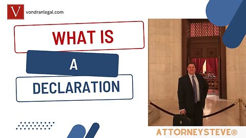 What is a declaration?