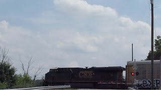 CSX Autorack/Intermodal Train From Creston, Ohio June, 28 2020