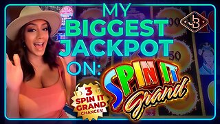 Spin It Grand Max Bet! My Largest Jackpot On This Awesome Slot Machine.