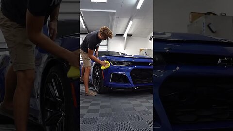 New Chevy Camaro ZL1 | Post PPF Clean-up #shorts #detailing #cars