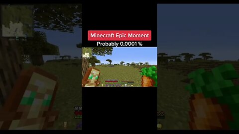 Minecraft Rarest Moment (me) #minecraft #minecraftshorts #minecraftmemes #minecraftanimation #shots