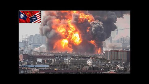 CHINA'S DEADLY LANDING ON TAIWAN! 1,000 Beijing tanks blown up during the landing on the island