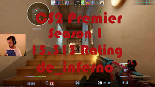 CS2 Premier Matchmaking - Season 1 - 15,313 Rating - de_inferno