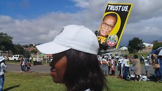 SOUTH AFRICA - KwaZulu-Natal - IFP campaigning at Chatsworth (Videos) (GiX)