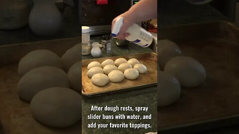 Make Slider Buns from Pizza Dough #Shorts