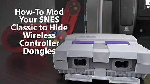 SNES Classic Hardware Hack: How to Hide Wireless Controller Dongles For a Cleaner Look
