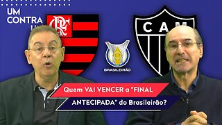 "O Flamengo contra o Atlético-MG vai..." Flavio Prado DISPARA, e Wanderley Nogueira REBATE!