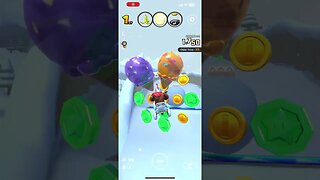 Mario Kart Tour - Spooky Sprinkle Balloons Gameplay (Sundae Tour 2023 Purchasable Glider)
