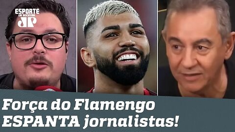 "Se a gente fala do Flamengo, SOBE a audiência!" Jornalistas ABREM O JOGO!