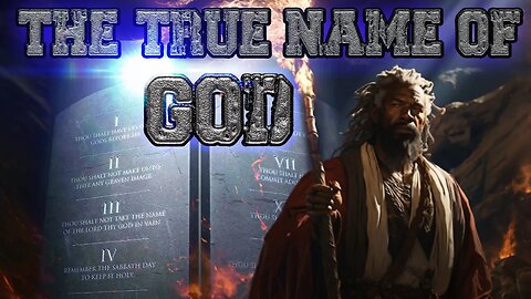 THE TRUE NAME OF GOD