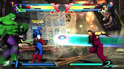 Captain America & Hulk & Iron Man VS Spencer & Ryu & Tron I Ultimate Marvel vs Capcom 3