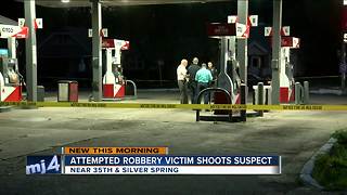 Concealed carry permit holder shoots would-be robber in the butt at Citgo parking lot