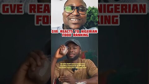 The King and Queen of Nigerian Food | Reaction Video #shorts #shortswithcamilla #eba #poundedyam