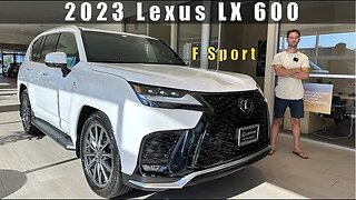 2023 Lexus LX 600 F Sport - best new performance SUV?