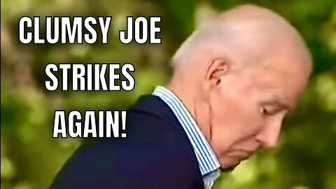 DOH! Joe Biden forgets to unplug his earpiece after his fake Press Conference