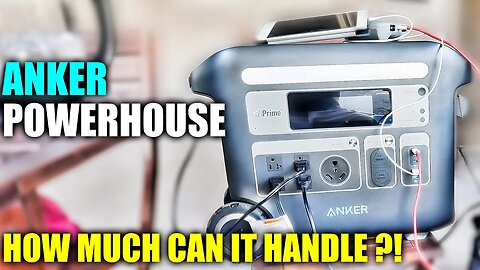 How Much Can it Handle?! Anker SOLIX GaN LiFePO4 Power Station (Fixed)