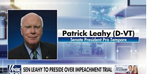 BREAKING! DEMS Sen Patrick Leahy Taken to Hospital After Presiding Over Opening of Sham Impeachment!