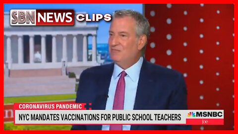 NYC Mayor Bill De Blasio on Vaccine Mandates - 3212