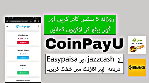 Earn 5$ Per Hour | Earn Money Online | Make Money Online | Earn From Home | Coinpayu | tech guru 18