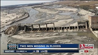 Two men missing in floods