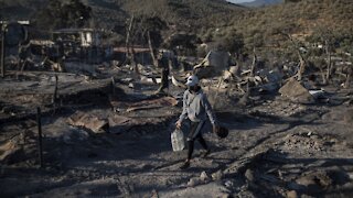 Greek Refugee Camp Destroyed After Second Fire In 1 Week