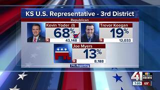 Incumbent Rep. Kevin Yoder wins 3rd District primary
