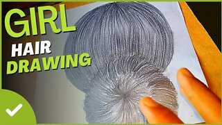 how to draw a realistic girl hairstyles drawing step by step