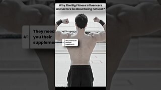 Why Actors and Fitness models lie about being Natural ? #steroids #peds #shorts