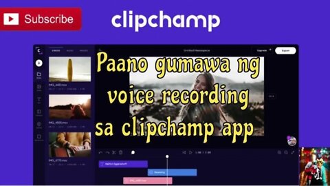 Paano gumawa ng voice record using clipchamp #clipchamp #tutorials #voicerecordingapp