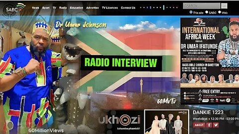 Dr Umar: SOUTH AFRIKA RADIO (UKHOZI fm) 5/23/2023 IFATUNDE