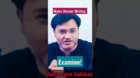 Examine|| Mains Answer Writing! #shorts #ias #iasmains #viral #youtubeshorts