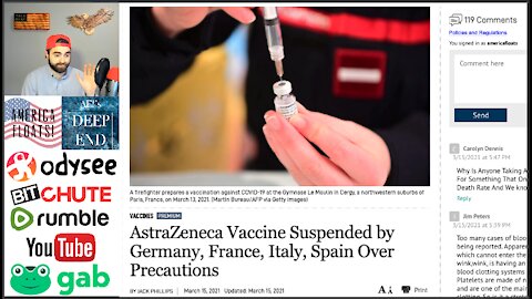 Germany, Italy, Spain, & France Join Countries SUSPENDING Potentially Dangerous Vaccine