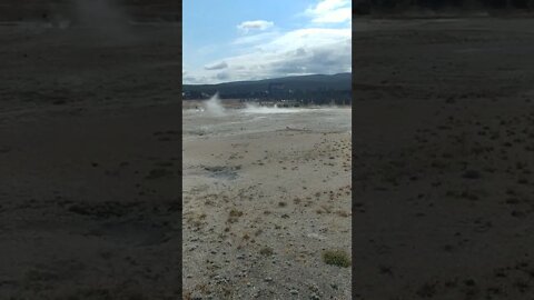 Upper Geyser Basin in Yellowstone