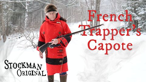 French Trapper's Capote (Whitney Blanket Wool Coat)