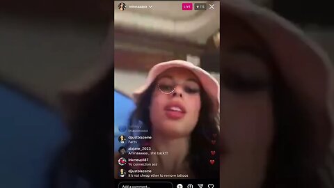 MINNAAAXO INSTAGRAM LIVE (07/09/23) pT.3