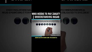 Who Needs to Pay ZAKAT? | Understanding NASAB