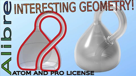 Alibre- Make a Klein Bottle! (Interesting Geometry) |JOKO ENGINEERING|