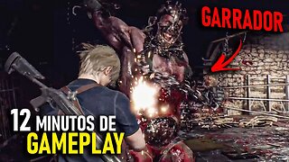 NOVAS GAMEPLAYS mostrando GARRADOR, KRAUSER e + no RE4 REMAKE