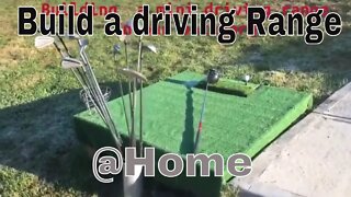 Building a Mini Driving range