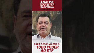 Para o PSOL, o lema é: todo poder ao STF