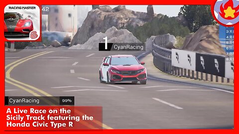 A Live Race on the Sicily Track featuring the Honda Civic Type R | Racing Master