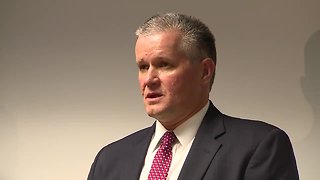 Weld Co. District Attorney Michael Rourke speaks after Chris Watts pleads guilty