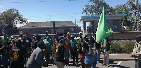 Members of the PAC gathered at Brackenfell train station