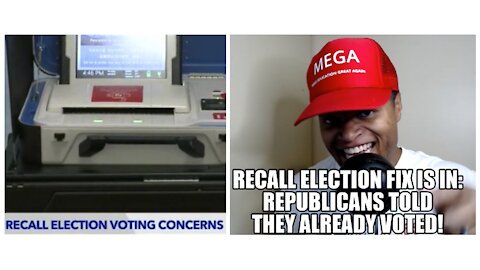 Recall Election Fix Is In: Republicans Told They Already Voted!