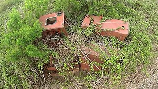 Story behind the 25 years abandoned bulldozer