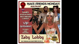 syfy88man Game Channel - Utherverse - Make Friends Monday