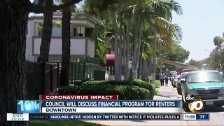 Council will discuss financial program for renters