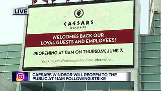 Caesars Windsor Casino & Hotel reopening Thursday morning