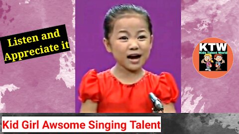 Kid Girl Singing “Pretty Girl Song”- Very Beautiful Voice | Listen & Appreciate | Kids Talent World