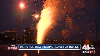 KC hospitals already seeing fireworks injuries